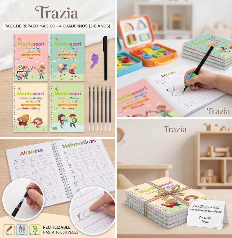 Cuaderno mágico Trazia